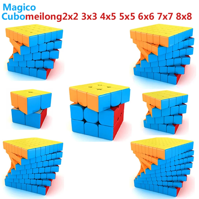 

Speed moyu 2x2 3x3 4x4 Magic Cube Professional 5x5 6x6 7x7 8x8 Stickerless Puzzles Cubes Games Toys for Kids Meilong Cubo Magico