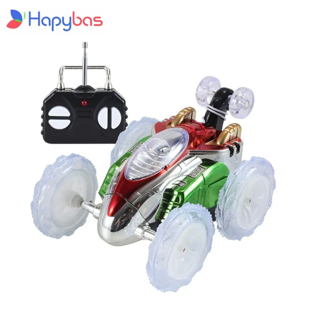 RC Stunt Car изысканный Twister мигающий автомобиль Tumble LED ABS 360 градусов Rolling