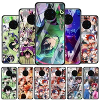 cartoon sk8 the infinity tempered glass cover for huawei y6 y7 y9 y5p y6p y8s y8p y9a p smart z 2019 2020 2021 phone case