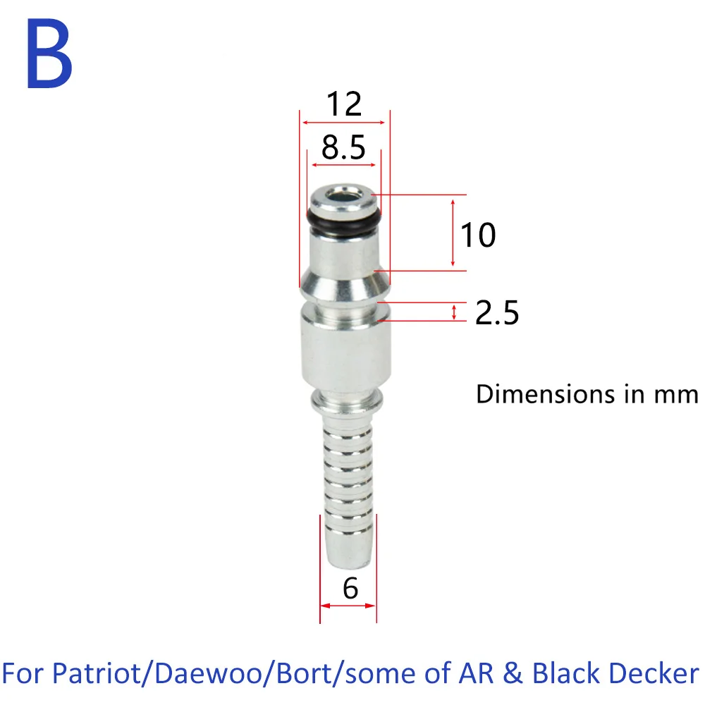 

Шланг Высокого Давления Для Вставки, Насадка Для Водяного Пистолета Из Сплава Для Мойки Автомобиля