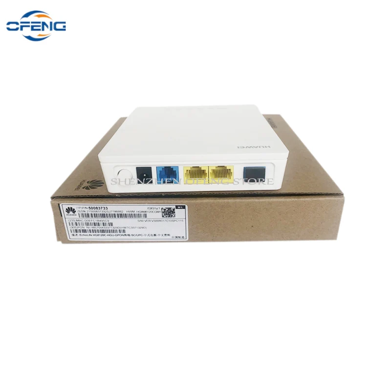 

100% оригинальный новый huawei HG8120C onu gpon epon huawei ONT 2FE + 1TEL FTTH оптоволоконное оборудование SC UPC интерфейс