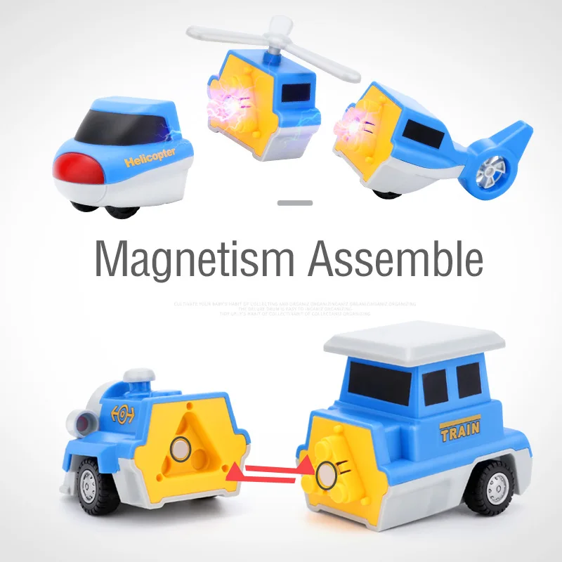 Магнитные инженерные подъемные автомобили строительные блоки для детей игрушки