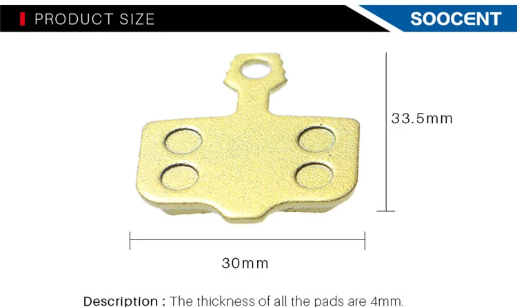 4 пары смолы спеченный велосипедный дисковый тормоз колодки для SHIMANO SRAM AVID Elixir MTB горный велосипед Органическая керамика углеродный зум тормоз