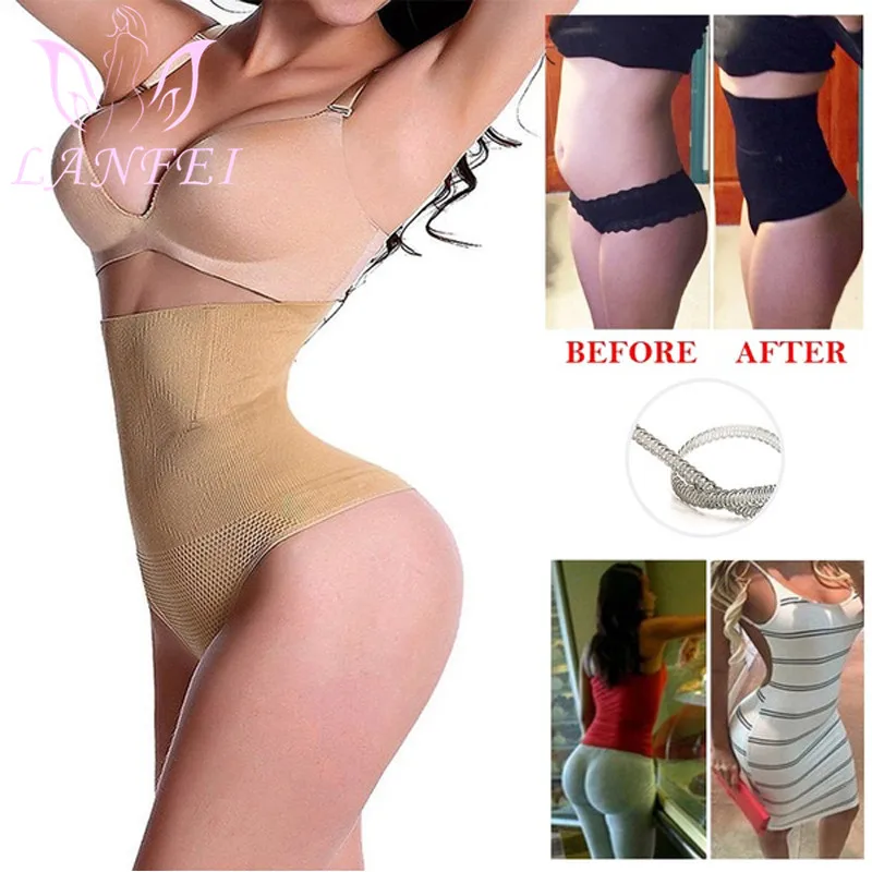 LANFEI женские трусики с высокой талией утягивающие Утягивающие стринги для