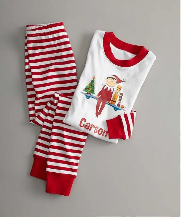 Одинаковая одежда для сна из хлопка всей семьи пижамы мамы папы и детей с героями