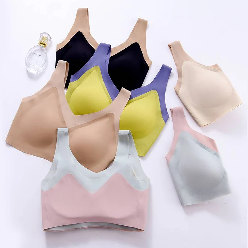 

Sports Bra Women For Unwired BH Sexy Crop Tube Top Underwear Active Bras Push Up Brassiere Plus Size Bralette Erotic Lingerie