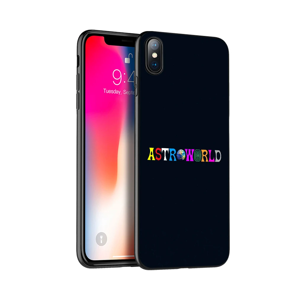 50012 Черный чехол ТПУ для iphone 5 5s se 6 6s 7 8 plus x 10 чехол силиконовый чехол для iphone XR XS 11 pro MAX чехол Трэвиса Скотта astroworld - Цвет: 50012