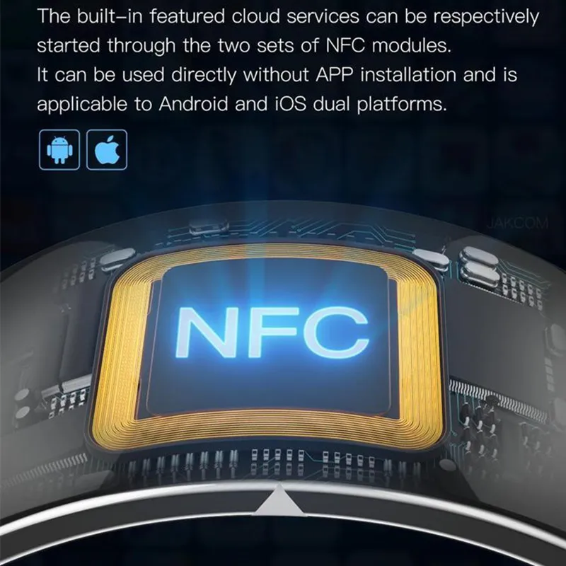 Smart ring bluetooth finger bracelet android IOS phone dual platform NFC multi card mode Intelligent private information memory
Smart ring bluetooth finger bracelet android IOS phone dual platform NFC multi card mode Intelligent private information memory