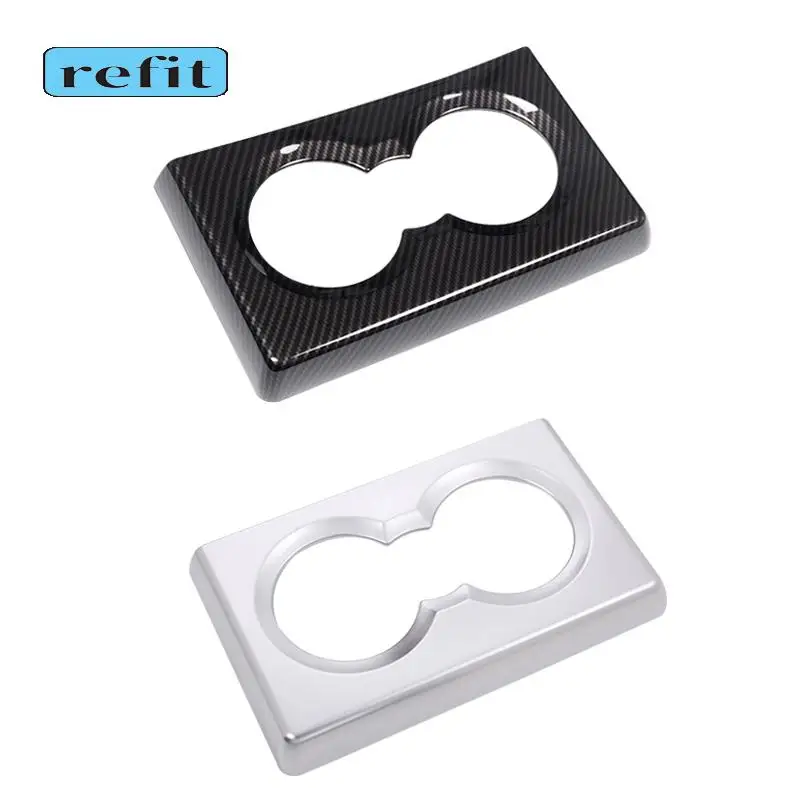 

Car Rear Drain cup Holder Decorative Frame Sticker For Alfa Romeo Giulia interior modification accessories