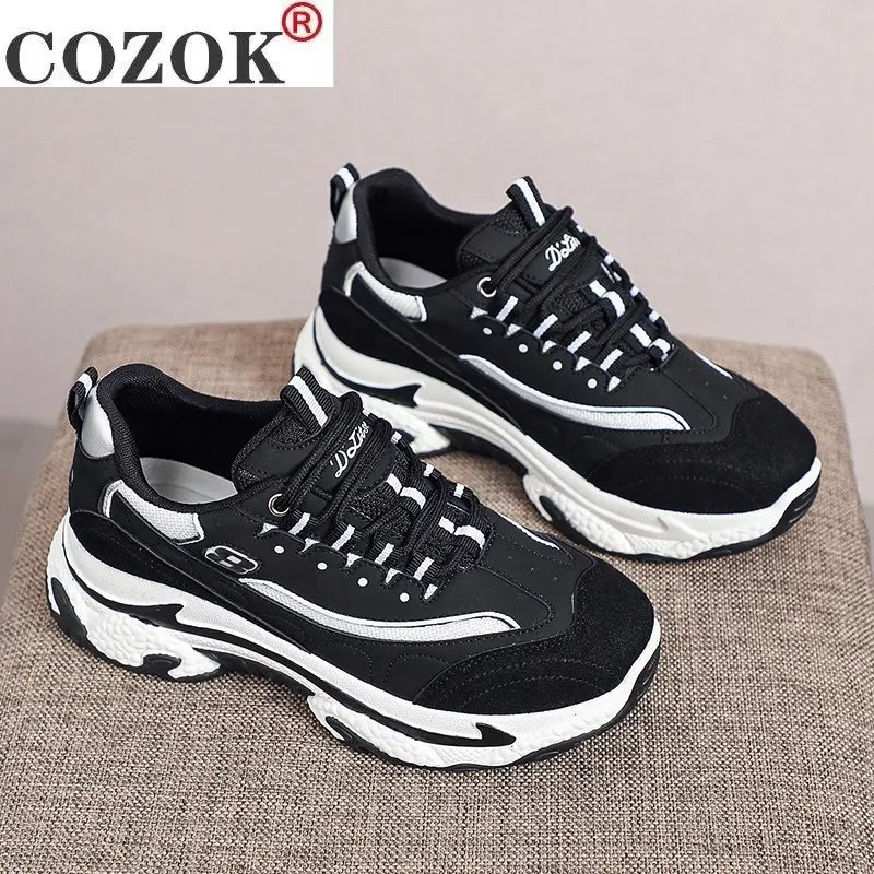 

Spring Fashion Woman Shoes Platform Comfortable New Woman Short Fat Woman Vulcanized Shoes Shallow Mouth Light Sneakers Women