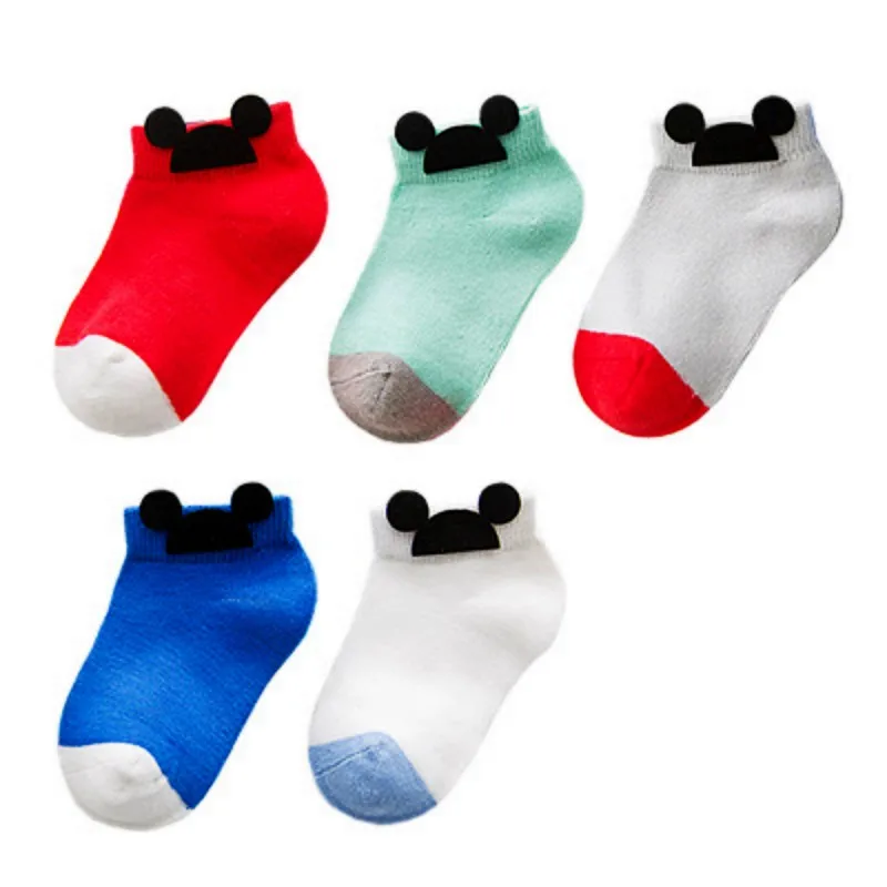 Носки детские из натурального хлопка на возраст 1-10 лет 5 цветов | Детская одежда и