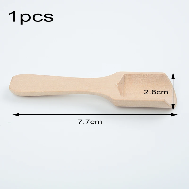 

1Pcs Wooden Kitchen Herb Powder Rice Spice Salt Sugar Flour Spoon Scoop Cooking Baking Tools Kitchen Wood Spoons & Spatula