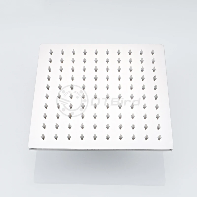 20x20 см 8 квадратных насадок для Дождевого душа из нержавеющей стали | Обустройство