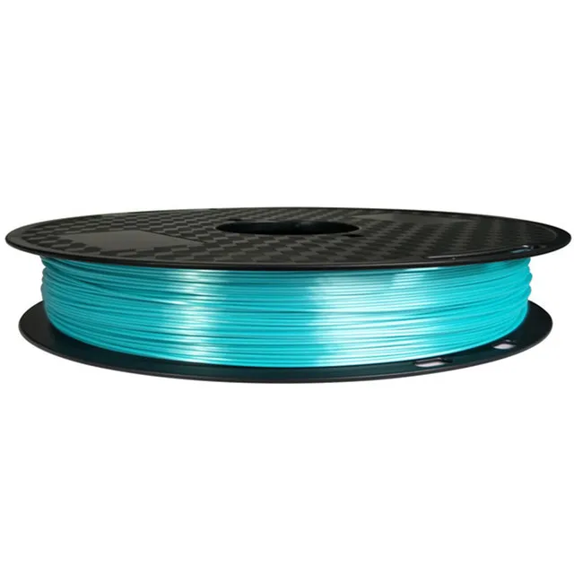 Silk Blue Шелковая нить для 3D-принтера PLA, 1,75 мм, 500 г, нить для 3d-печати, шелковистая блестящая 3d-ручка, материалы для печати, блестящий металлический, как на ощупь - Цвет: Silk Blue