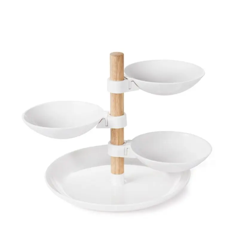 2020 новая 4-уровневая подставка для торта и Фруктовая тарелка пластиковая кексов