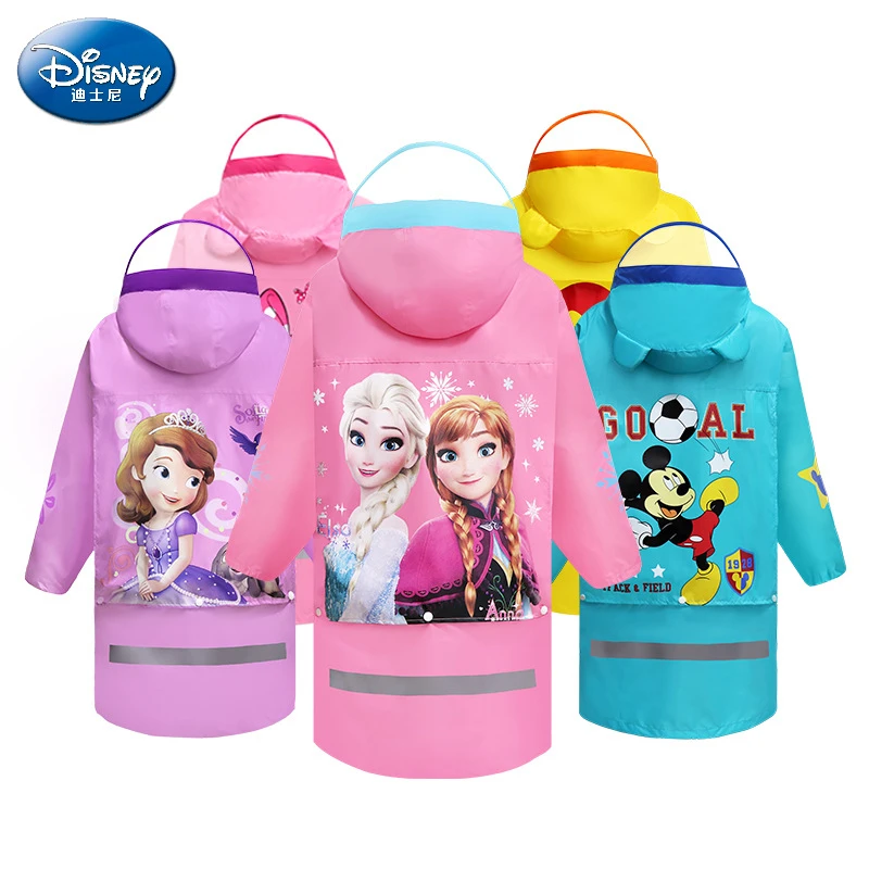 Детский плащ Disney с Микки Маусом дождевик Минни Винни пончо для мальчиков и