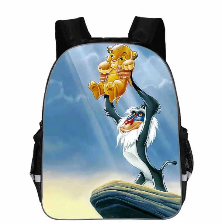Simba The Lion King Backpack Kids Boys Cartoon School Bags Children Girls Preschool Baby Kindergarten Bag | Багаж и сумки