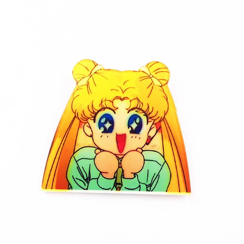 1 шт. Сейлор Мун солдат мультфильм Аниме Девушки Харадзюку значок сделай сам на