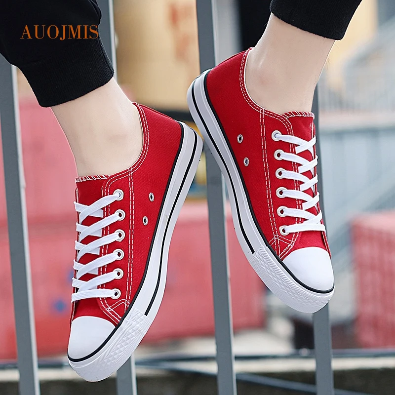 AUOJMIS 2019 summer sneakers cloth casual shoes couple models wild low canvas men's breathable lightweight wear-resistant | Обувь
