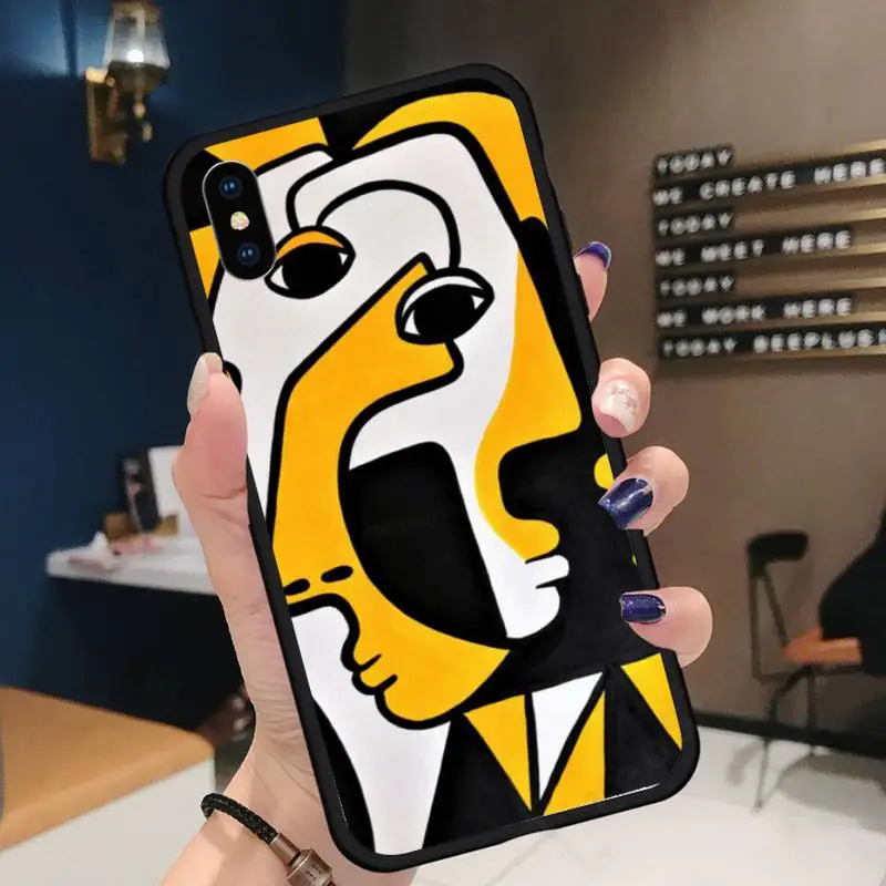 

Picasso abstract Art painting Phone Case for iPhone 11 12 pro XS MAX 8 7 6 6S Plus X 5S SE 2020 XR