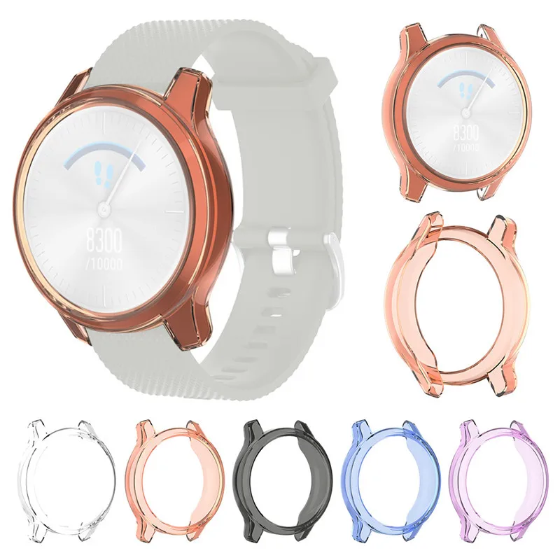 Сменный Прозрачный чехол для часов Garmin Vivomove lux защитный смарт-часов | Электроника