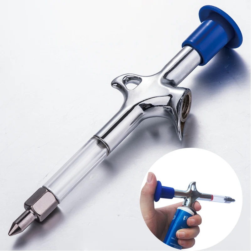 

Bicycle Lubricant Grease Gun Manual Oiler for MTB Bike Bearing Hub Axis Precise Injector Bicycle Maintenance Tool Accessories