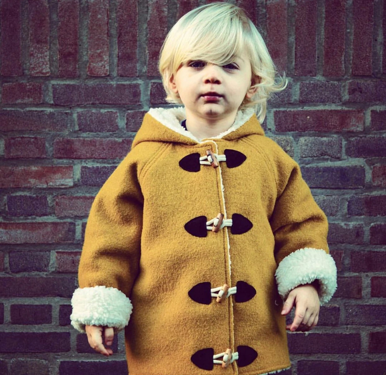 Детская шерстяная однотонная куртка новинка 2019 зимнее Брендовое бархатное