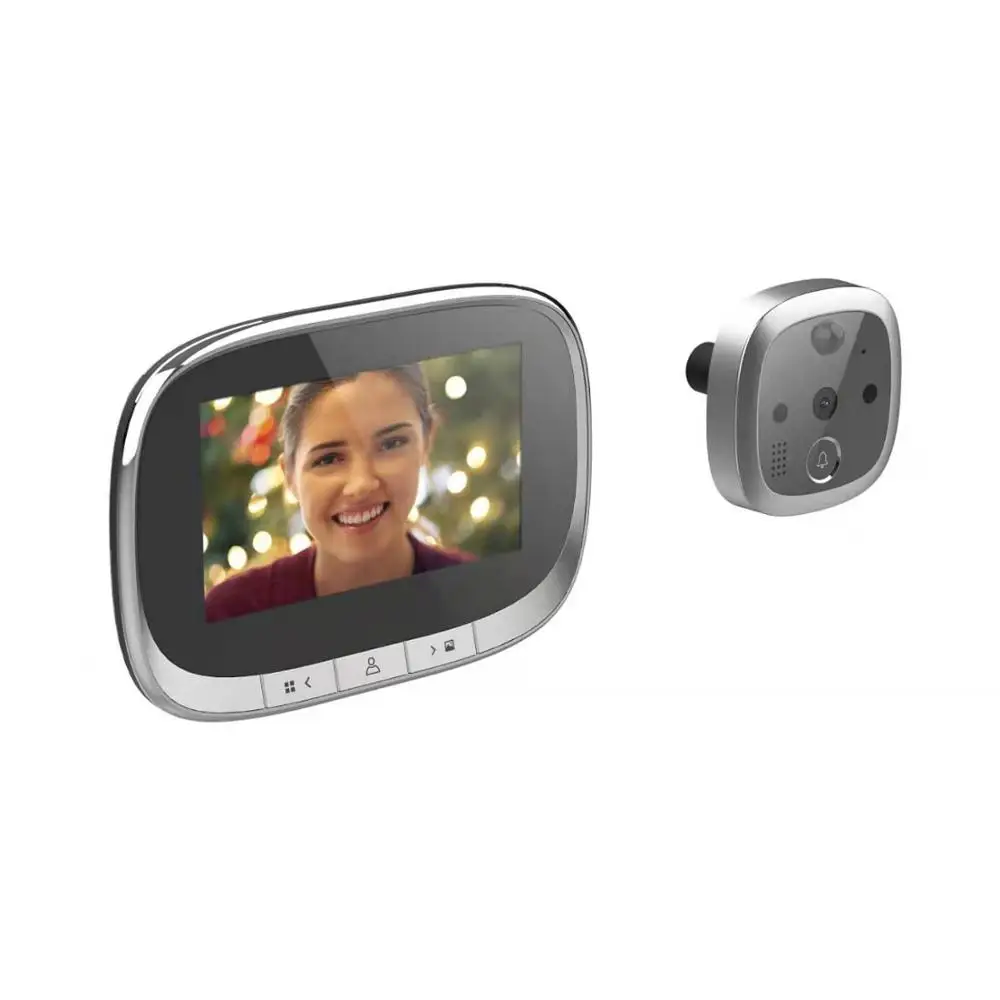 4 3 дюймов Широкий формат глазок легко устанавливается на тонкопленочных