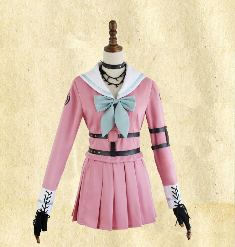 Аниме Danganronpa V3: Killing Harmony Iruma Miu кролик Униформа Хэллоуин Рождество на заказ платье