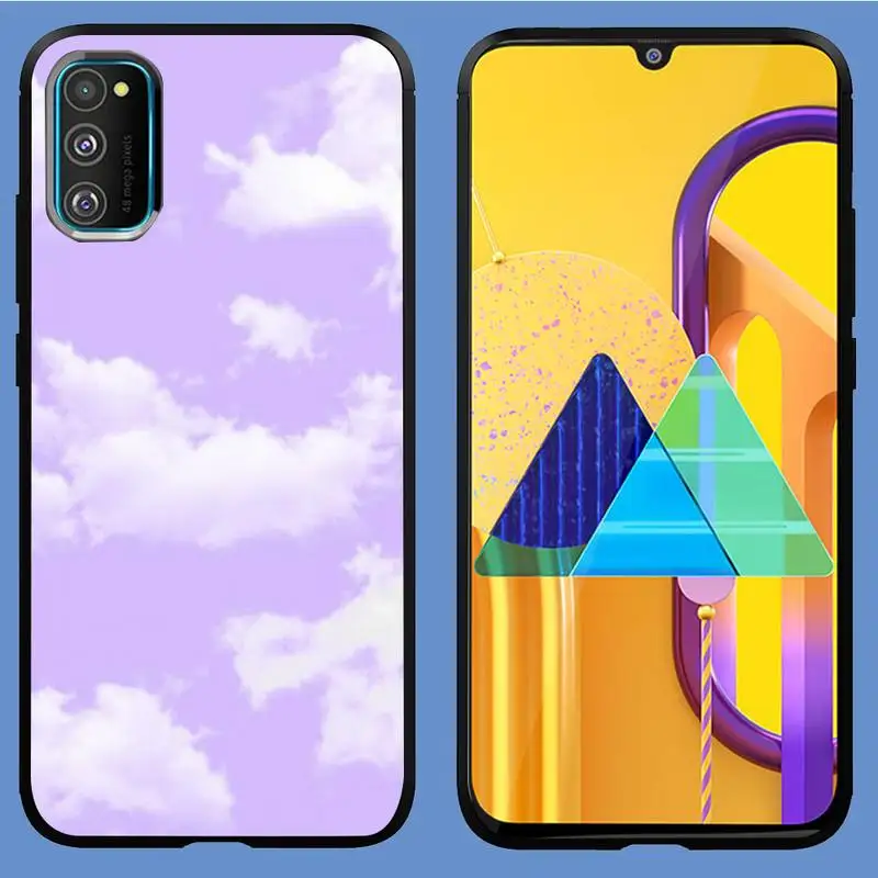 

Infinity On Purple Phone Case For Samsung A10 A12 A02 A20E M30 A31 A32 A40 A50 S A52 A51 A70 A71 A80 Cover Fundas Coque