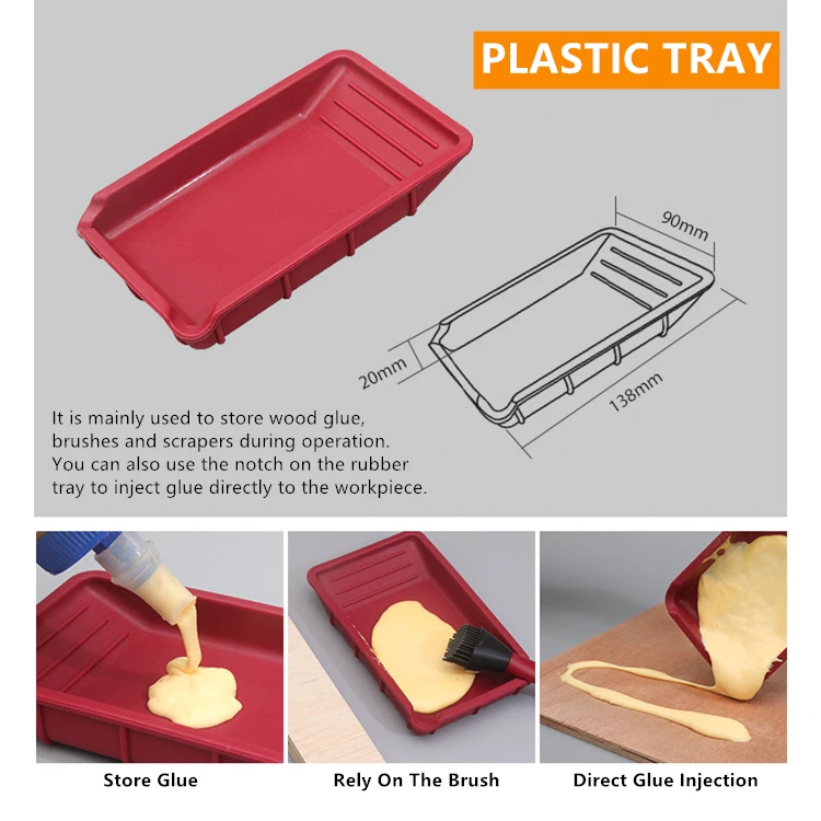 Новый 4 шт./компл. силиконовый клей для обработки древесины набор инструментов