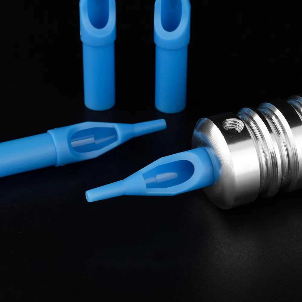 Высокое качество 50 шт. 9RT насадки для тату синие наконечники набор отдельные