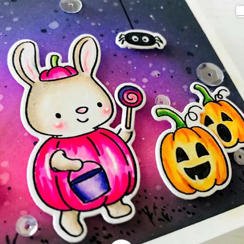 Хэллоуин животных вечерние металлический Трафаретный вырубной штамп и