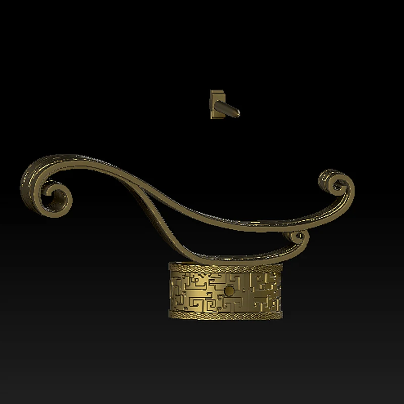 Китайская династия Хань император волосы корона реквизит для ТВ фильмов древняя