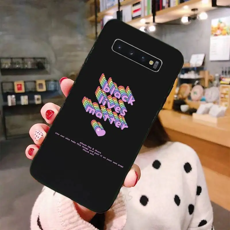 

Black Lives Matter Phone Case For Samsung A50 A51 A71 A20E A20S S10 S20 S21 S30 Plus ultra 5G M11 funda shell