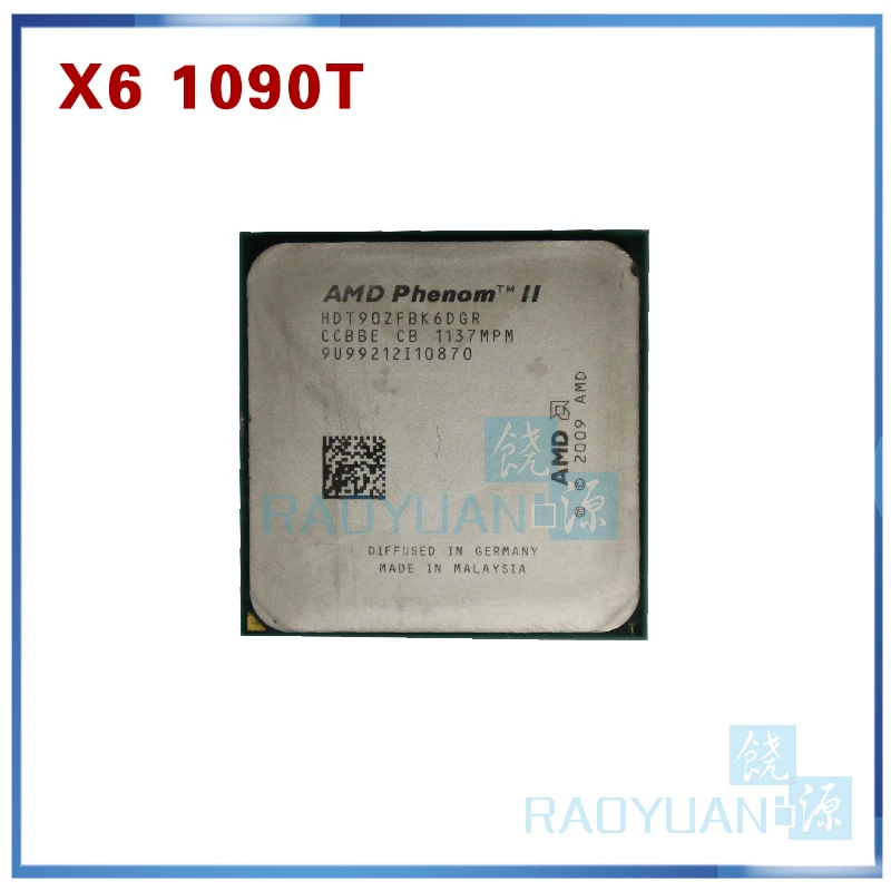 AMD Phenom X6 1090T X6-1090T 3 2 ГГц шестиядерный Процессор процессор HDT90ZFBK6DGR 125 Вт Разъем AM3 938pin