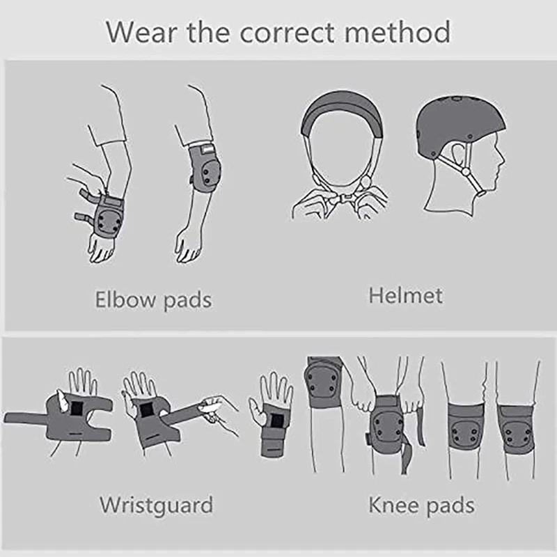 Детский велосипедный шлем с задним фонарем защитный для катания на коньках и