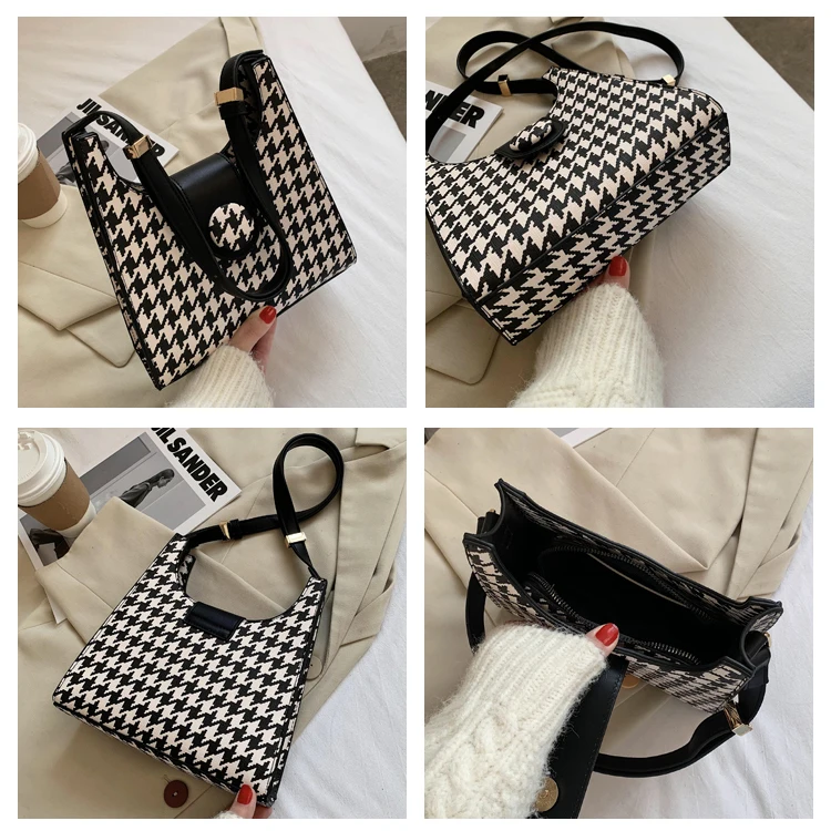 

Pu Leather Girl Tote Trend Lady Shoulder Letter Printing Bag Fashion Handbags Famale Vintage Handbag Bags High Quality For Women