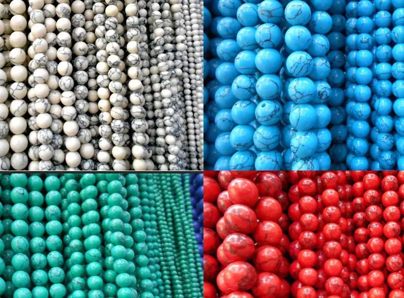 Оптовая продажа бусины 8 мм из натурального синтетического белого и