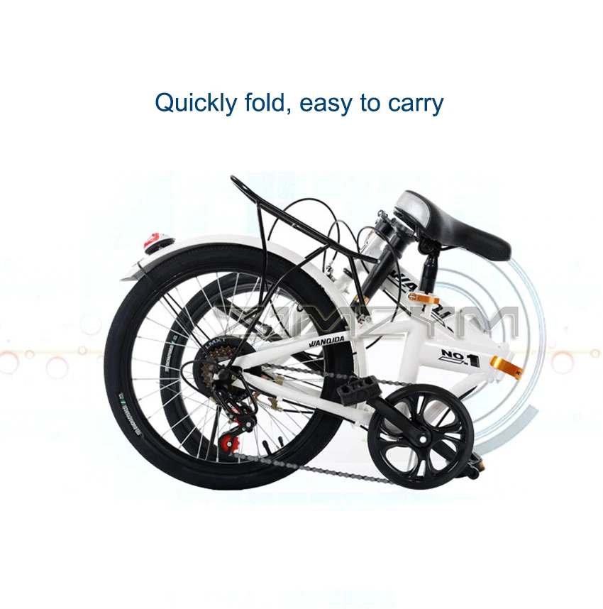 Складной велосипед с регулируемой скоростью для взрослых путешествий