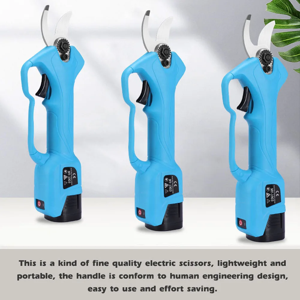 

16.8V 28mm Cordless Pruner Electric Pruning Shear Efficient Fruit Tree Bonsai Pruning Branches Cutter Landscaping Tool