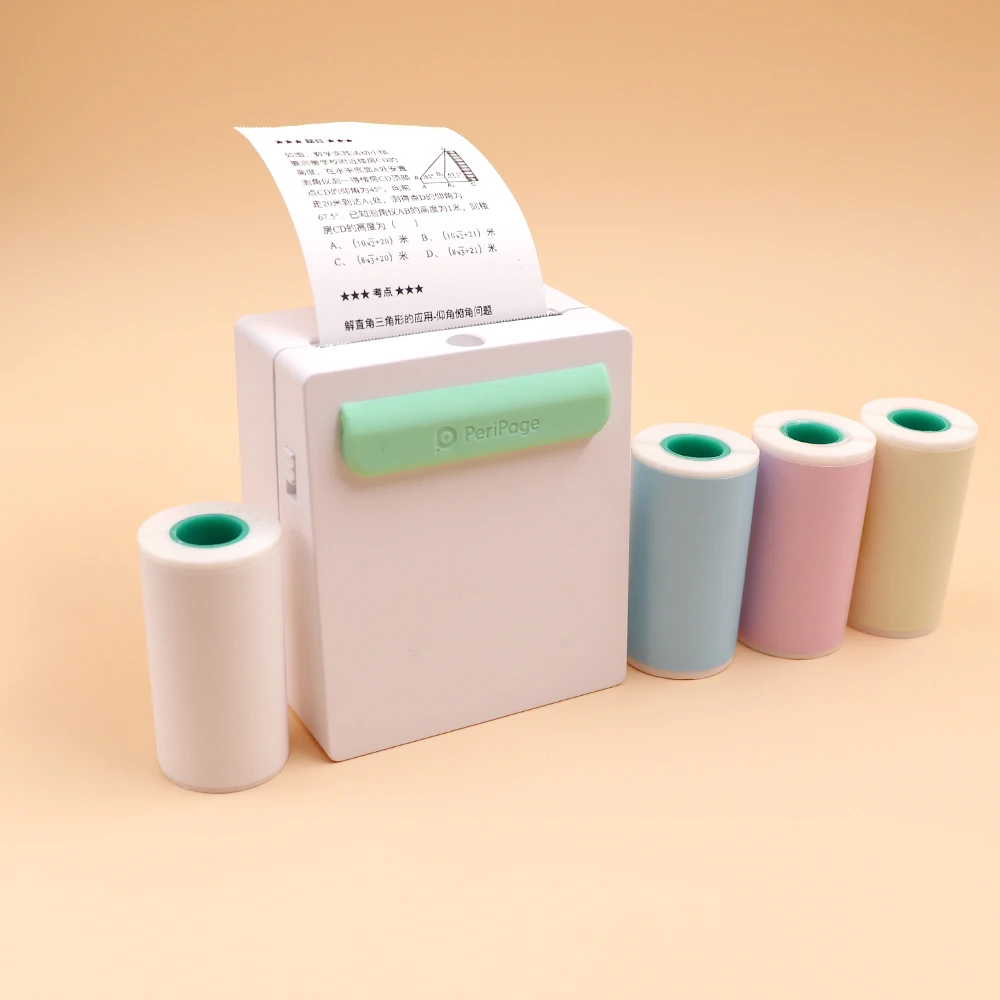 Портативный мини фотопринтер A6 Peripage с Bluetooth карманный Термопринтер для этикеток