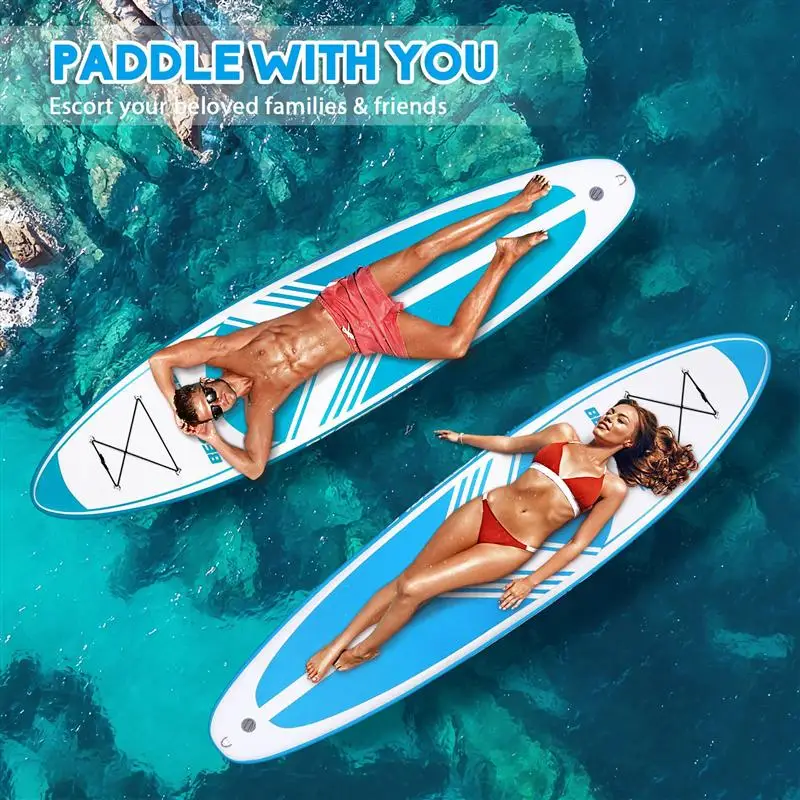 

Paddle Board Premium Inflatable Paddle Board Stand up Paddle Board Bonus Manual Pump Ankle Leash Repair Kit Waterproof Backpack