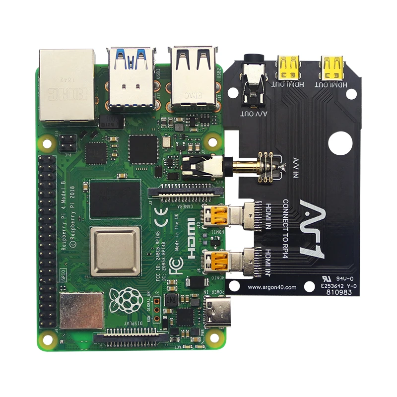 Raspberry Pi 4 Алюминиевый Чехол, металлический корпус ABS, коробка с вентилятором, радиатор, выключатель питания, съемная крышка GPIO для Raspberry Pi 4, Модель B