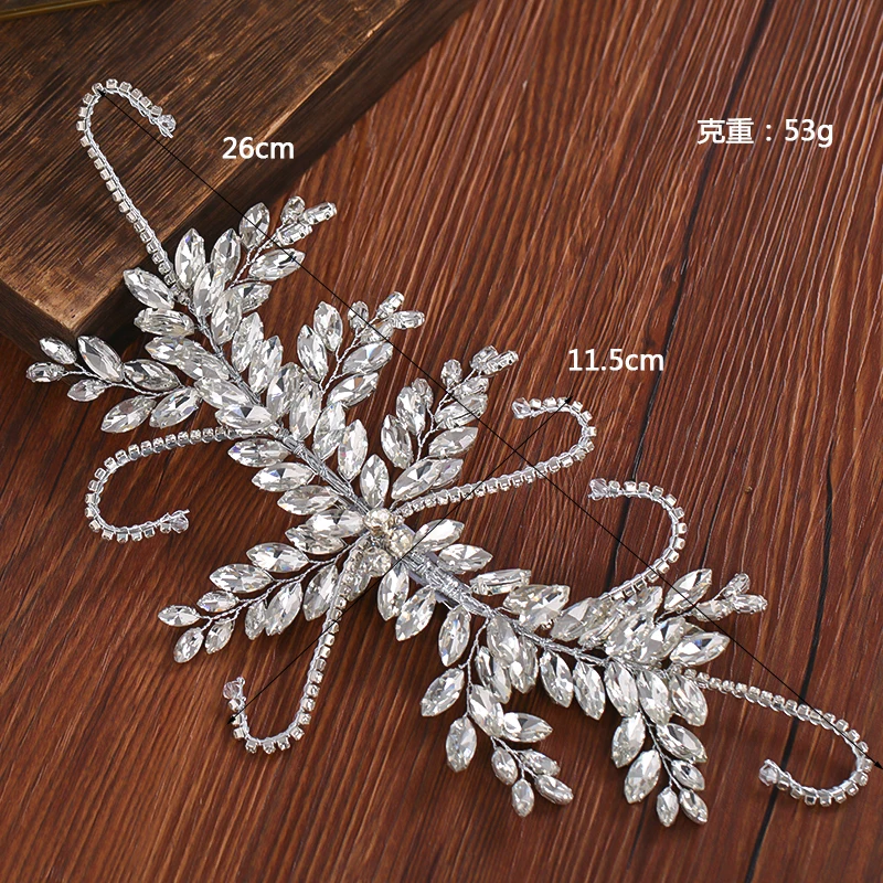 

Classic Crystal Wedding Headwear Rhinestone Hairband Bridal Hair Accessories Headdress Bridal Crown Dinner Party Accessories New