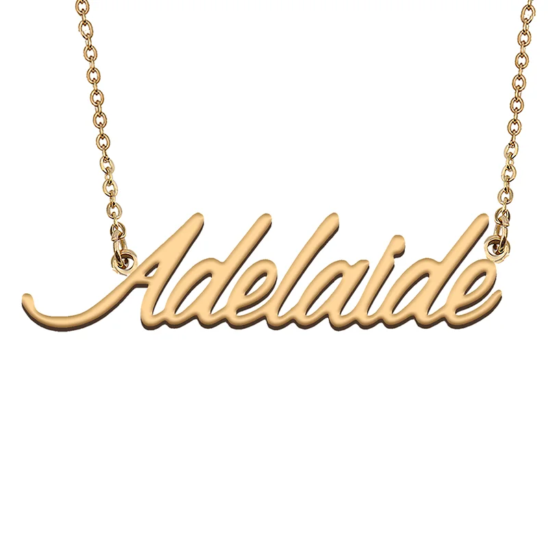 

Adelaide Custom Name Necklace Customized Pendant Choker Personalized Jewelry Gift for Women Girls Friend Christmas Present