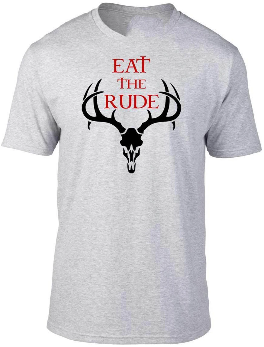 Забавная футболка с надписью Eat The Rude Повседневная в стиле ретро изображением
