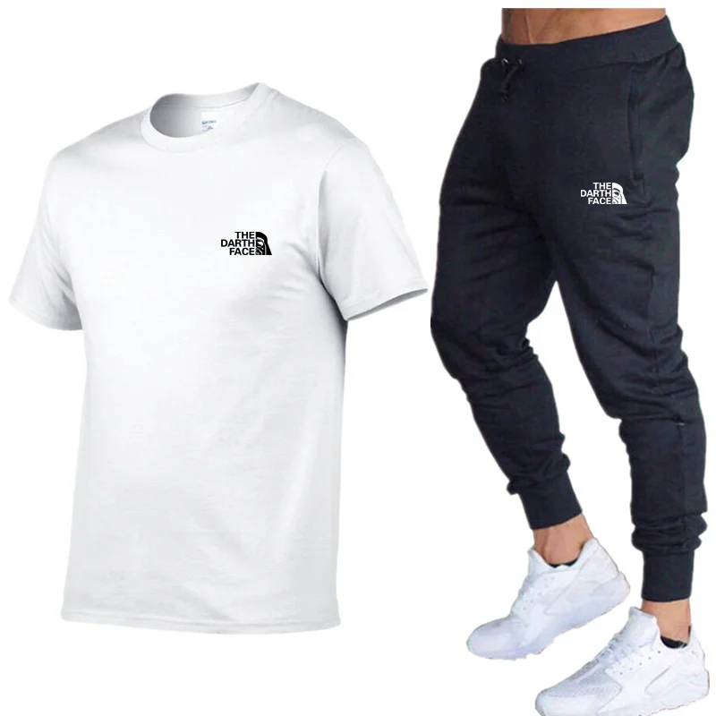 

BM Fashion T-Shirt Pants Men's Sportswear Summer Men's Suit Clothes Short Sleeve T-Shirt Chant S-2XL