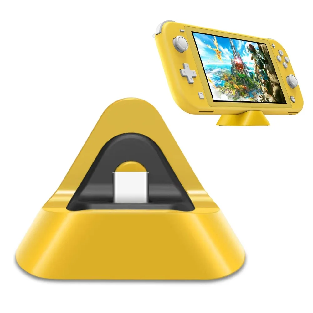 Мини Портативная зарядная док-станция для nintendo Switch Lite с портом usb type C, сменная зарядная док-станция для Nint