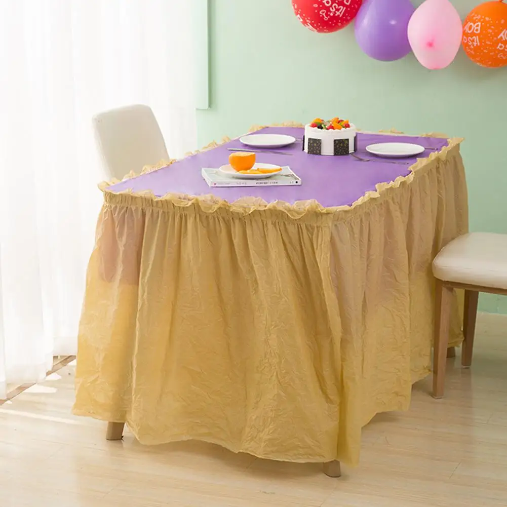 PEVA прямоугольник вечерние удаления Премиум полиэтиленовая скатерть круглый